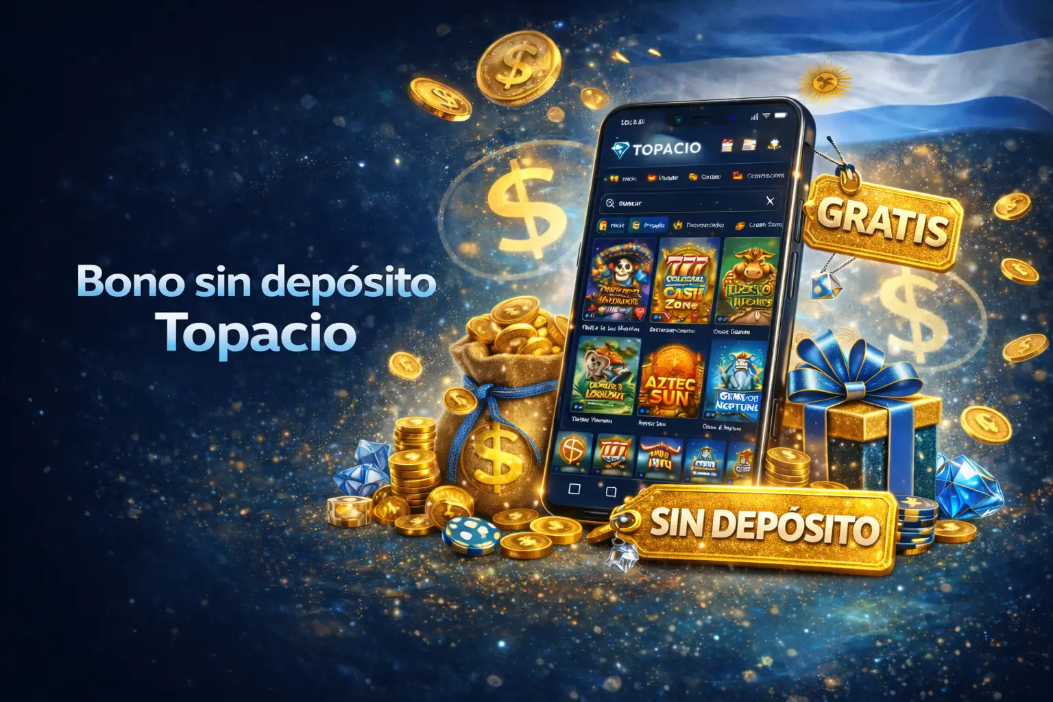 Bono sin depósito Topacio Bet
